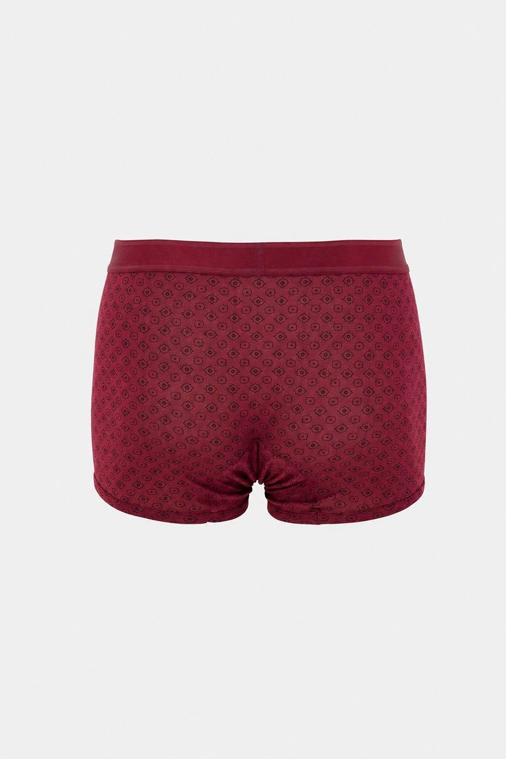 KT-TP-02 Burgundy, tonal geometric