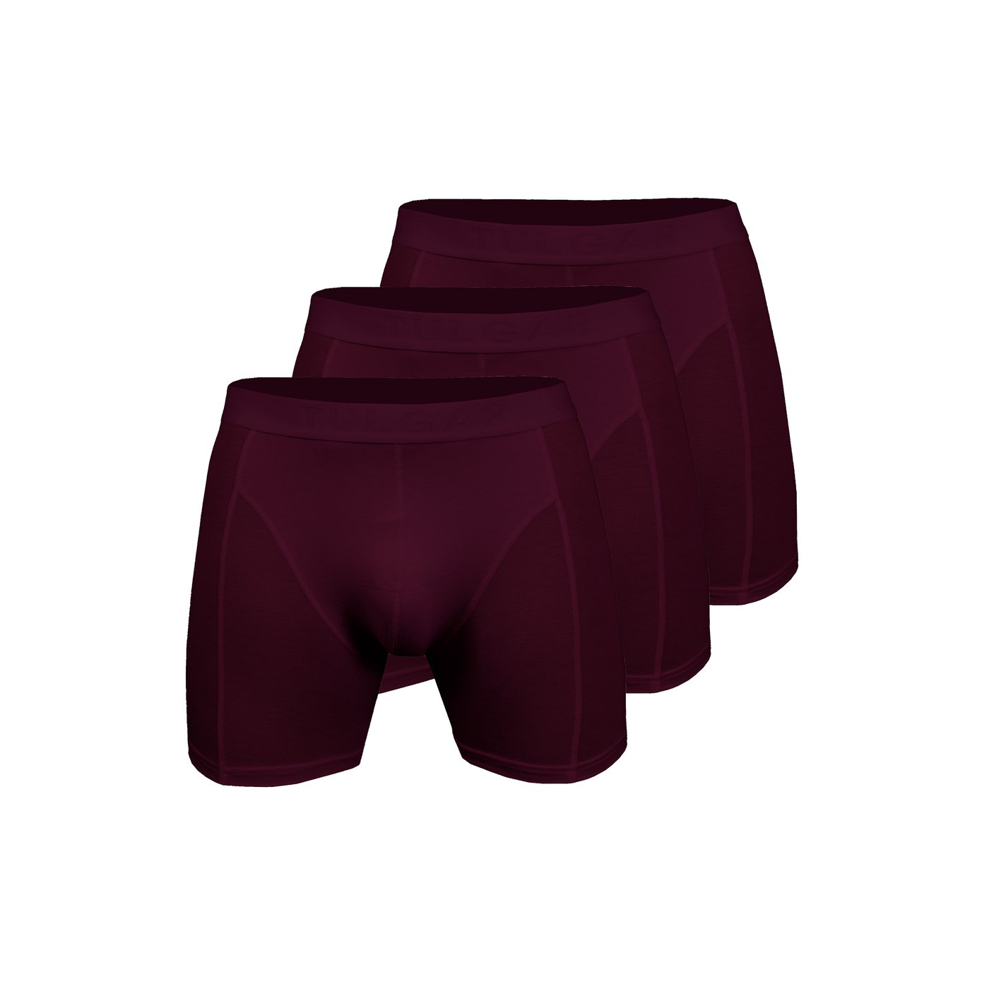 KT-MP-07 3-pack boxer brief, burgundy