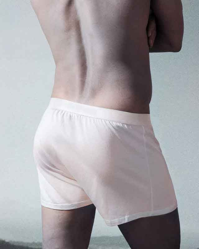 Men's bamboo boxershorts back view